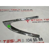 15 Молдинг хром стекла крыла заднего левого (форточки) Tesla model X 1034906-80-F